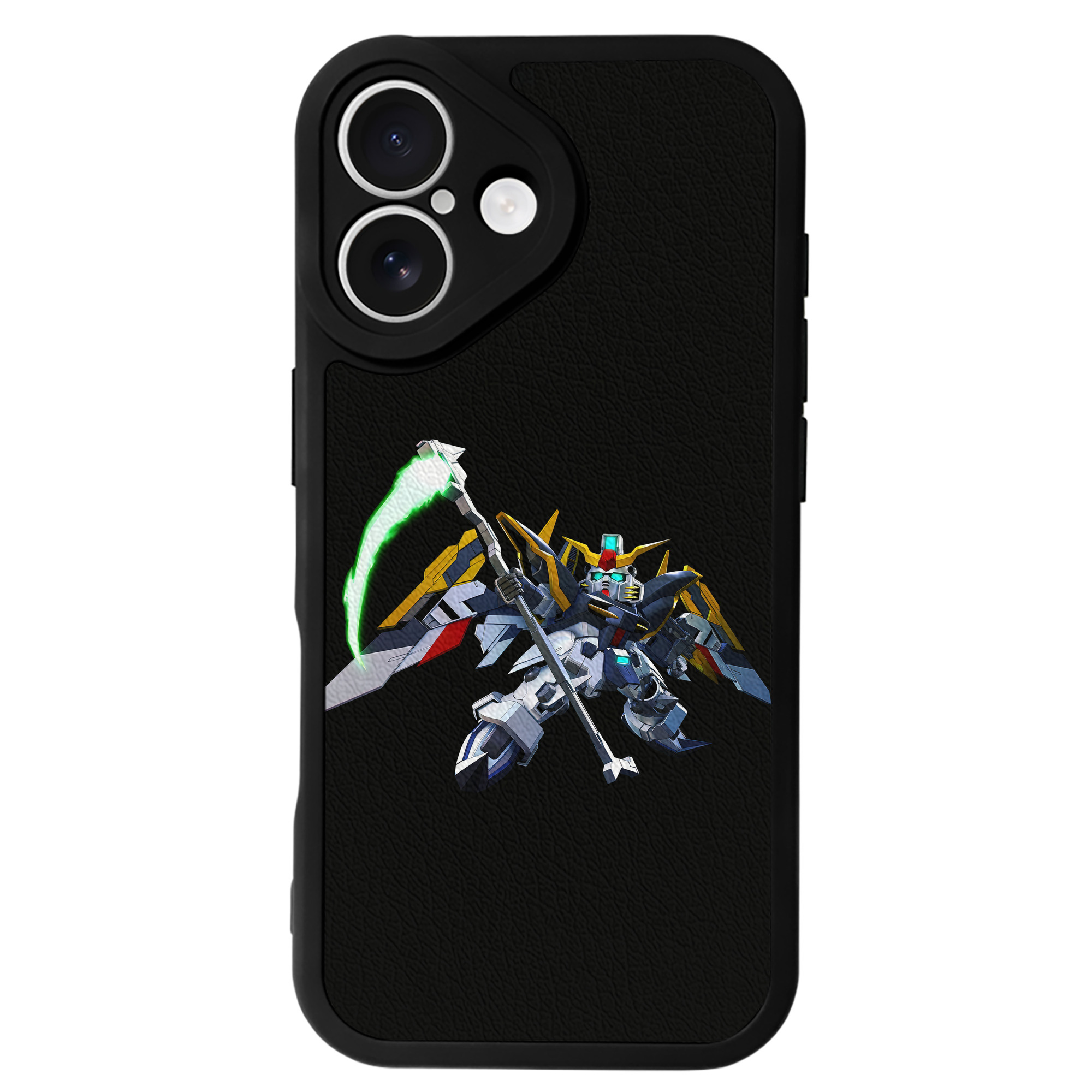 （画像用） 機動戦士ガンダム Mobile Suit Gundam 【iPhone 16シリーズ対応】シリコンスマホケース（レザー調） 材質：シリコン